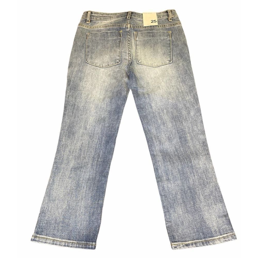 Alice + Olivia Tasha HW Cropped Jean 25 NWT